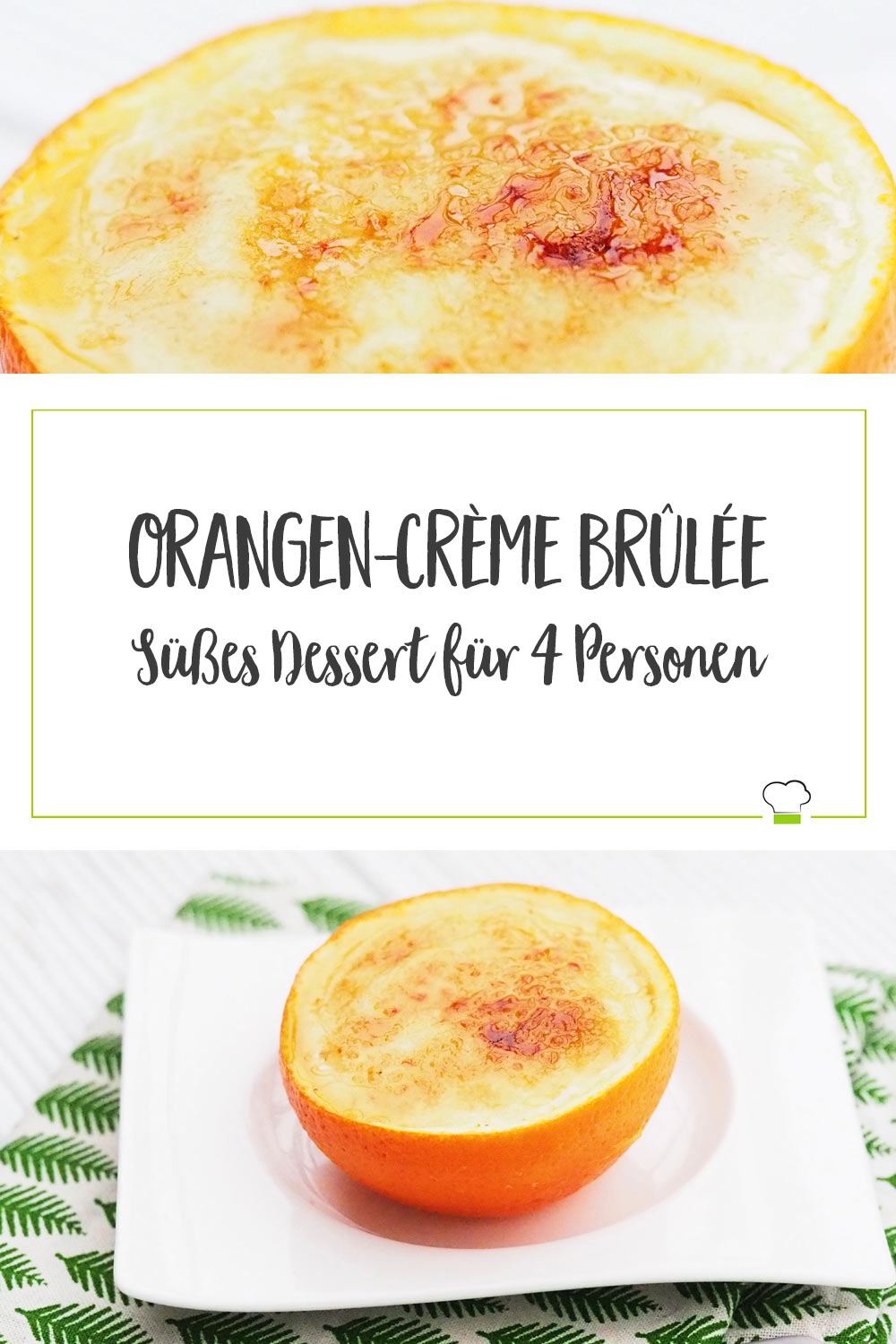 Orangen Creme Brülee