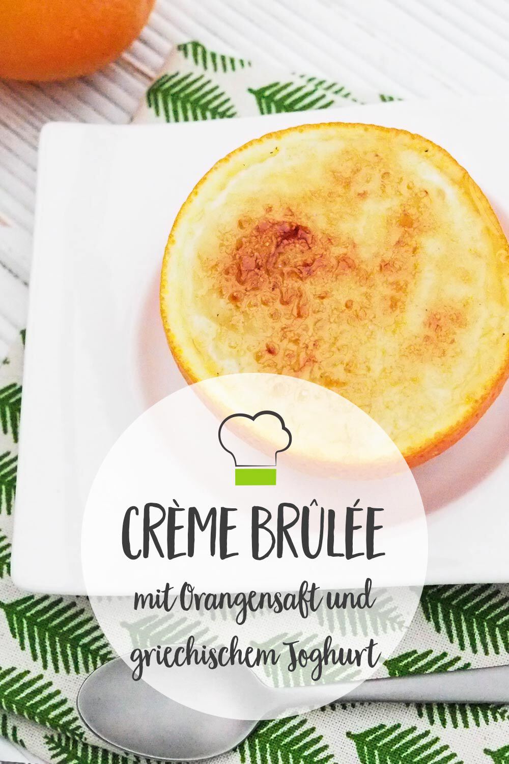 Orangen Creme Brülee