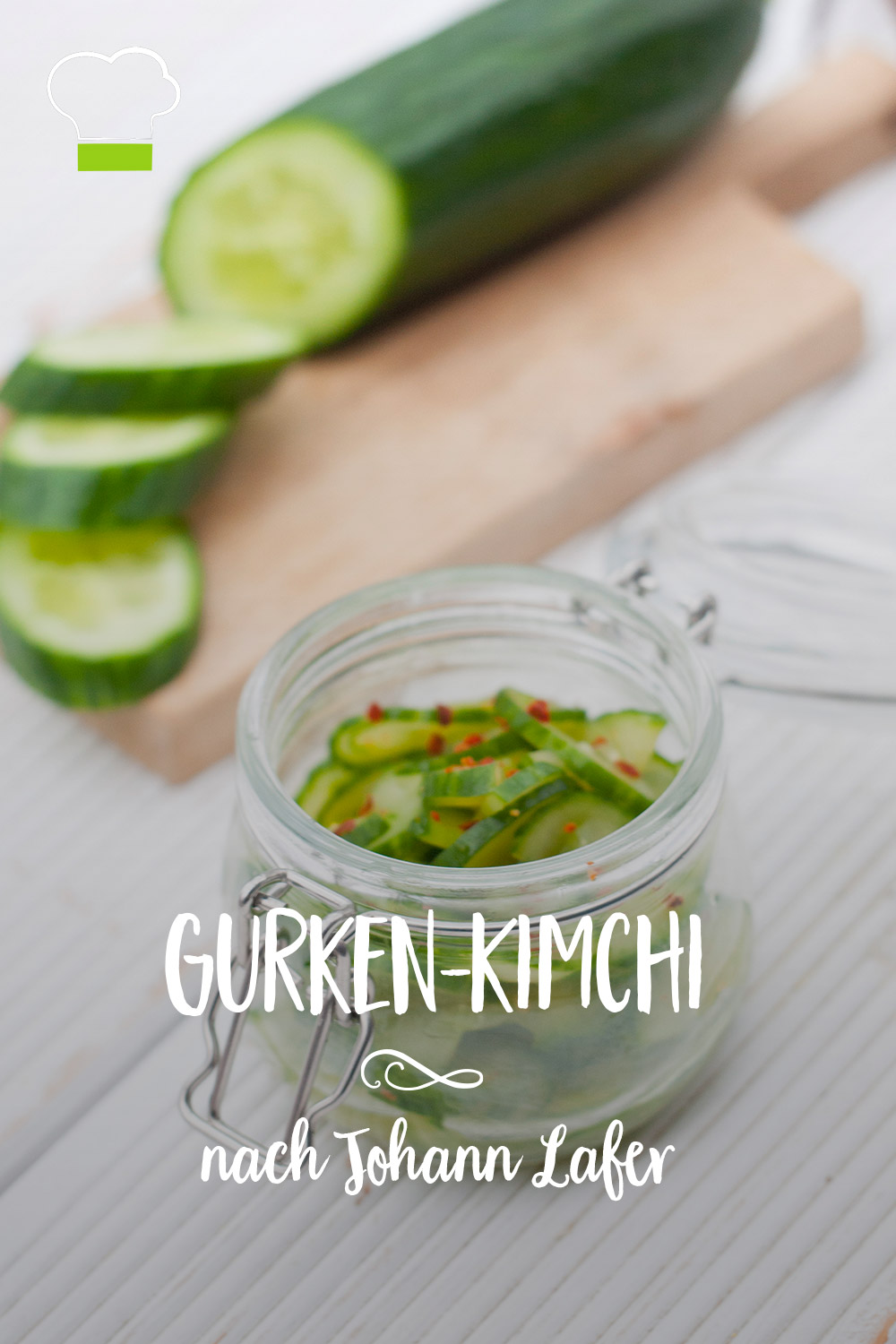 Gurken-Kimchi Pinterest Pin