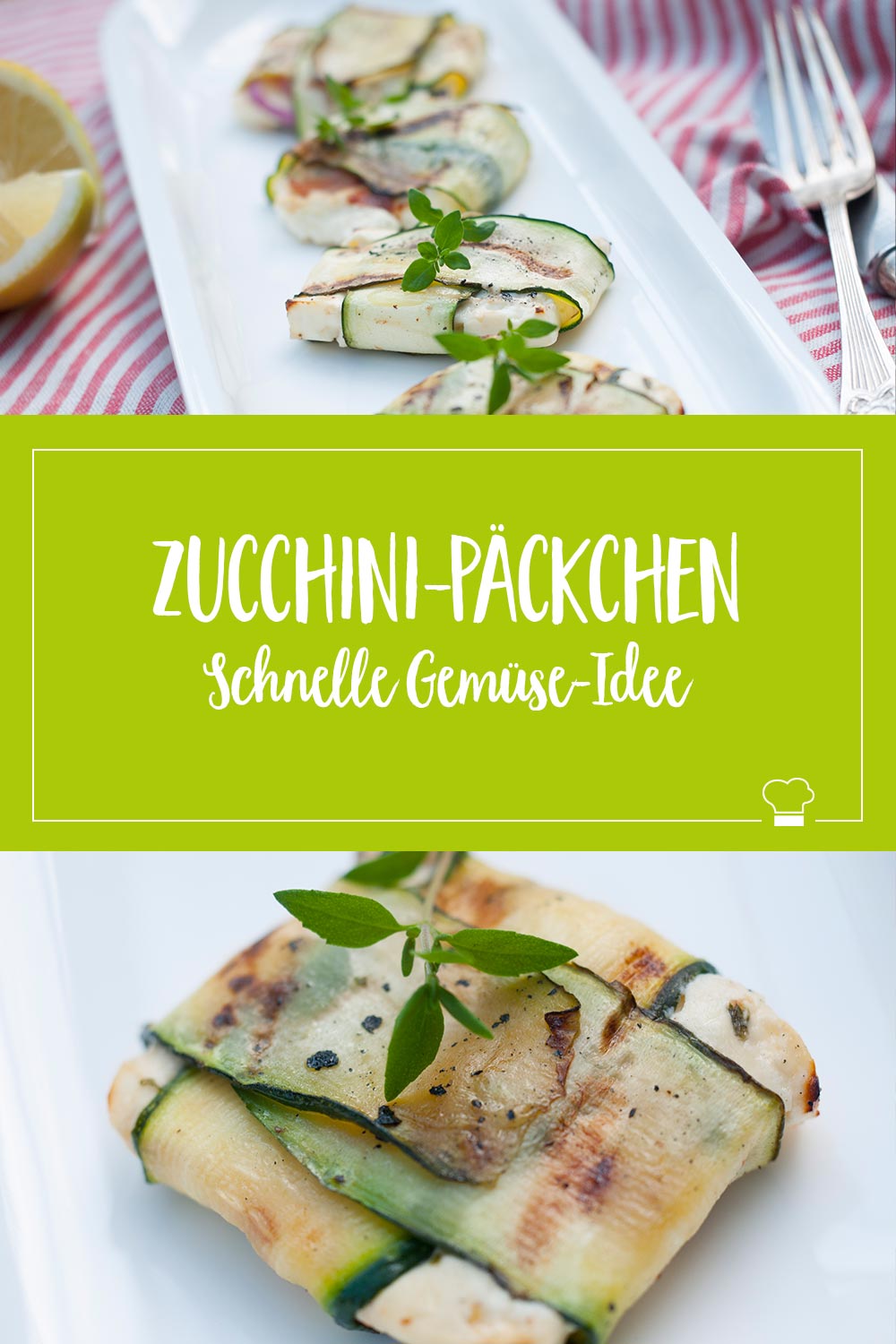 ELBCUISINE Zucchini Päckchen