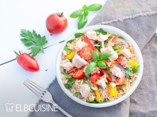 Couscous-Salat von oben