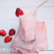 Muskelaufbau-Shake Erdbeer