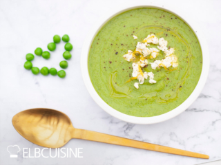 Zucchini-Erbsen-Suppe