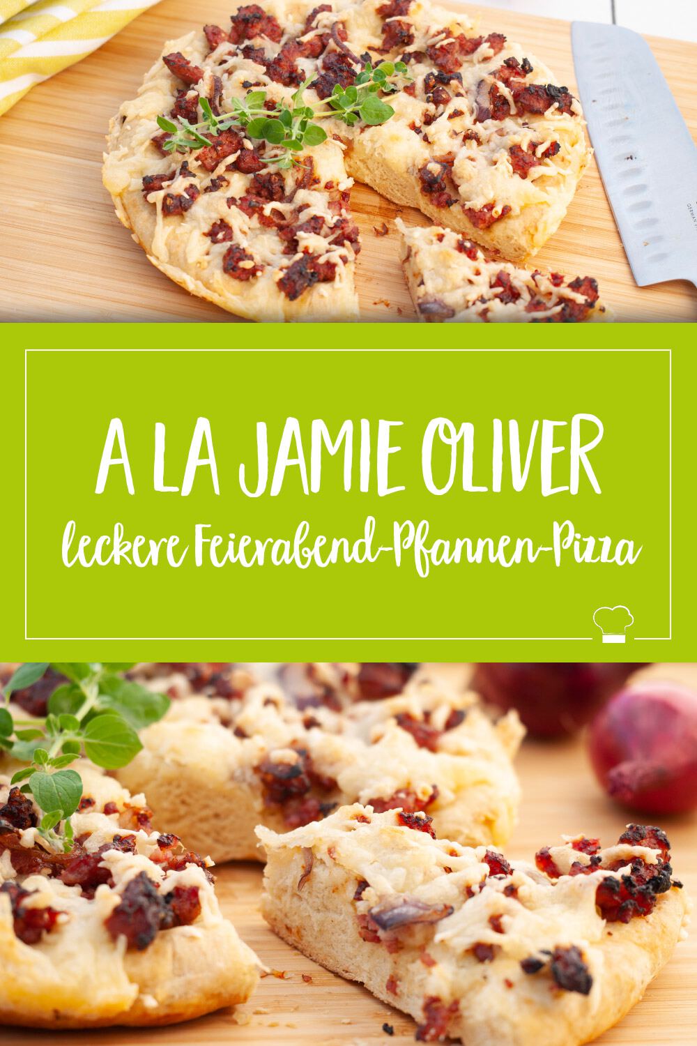Pfannen Pizza Jamie Oliver