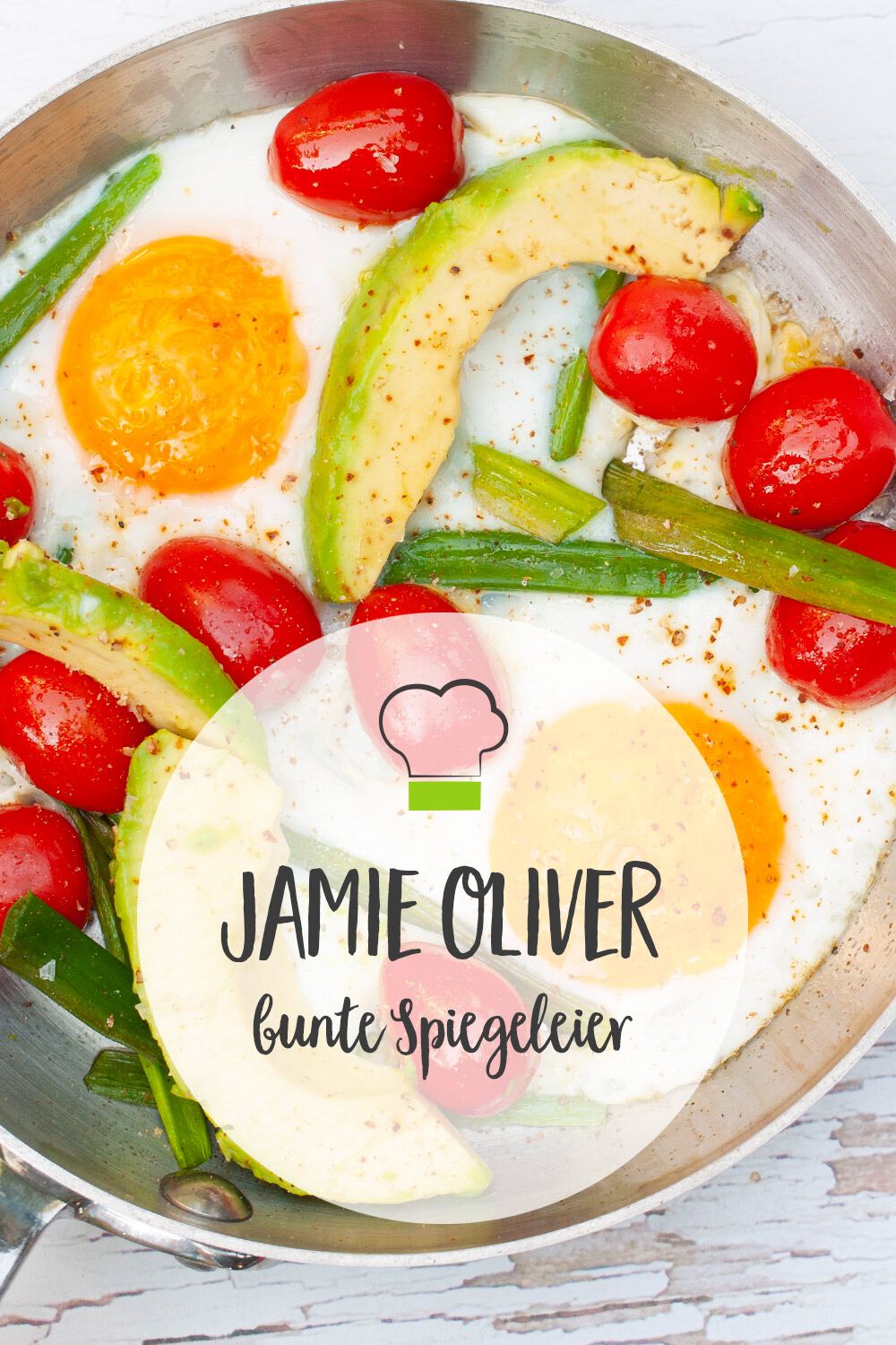 Bunte Spiegeleier Jamie Oliver