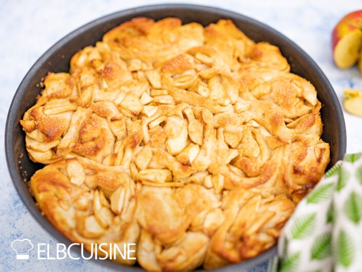 Apfelkuchen einfach – Apfelschnecken aus der Pfanne nach Jamie Oliver ...