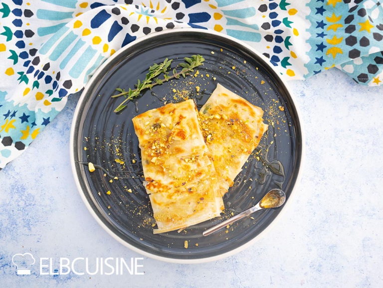 Filoteig mit Feta nach Jamie Oliver 5 Zutaten mediterran ELBCUISINE