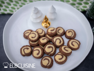 Schwarz-Weiss-Gebaeck, Weihnachtsplätzchen