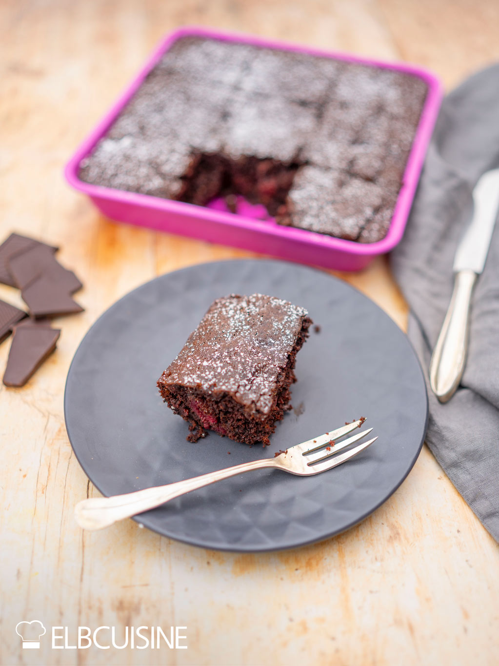 Vegane Brownies, vegan backen, Vegan Brownies Rezept