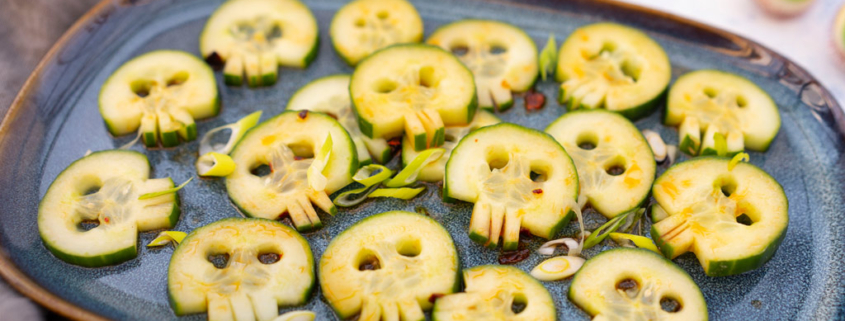 Gurkensalat, Halloween, Halloween Fingerfood
