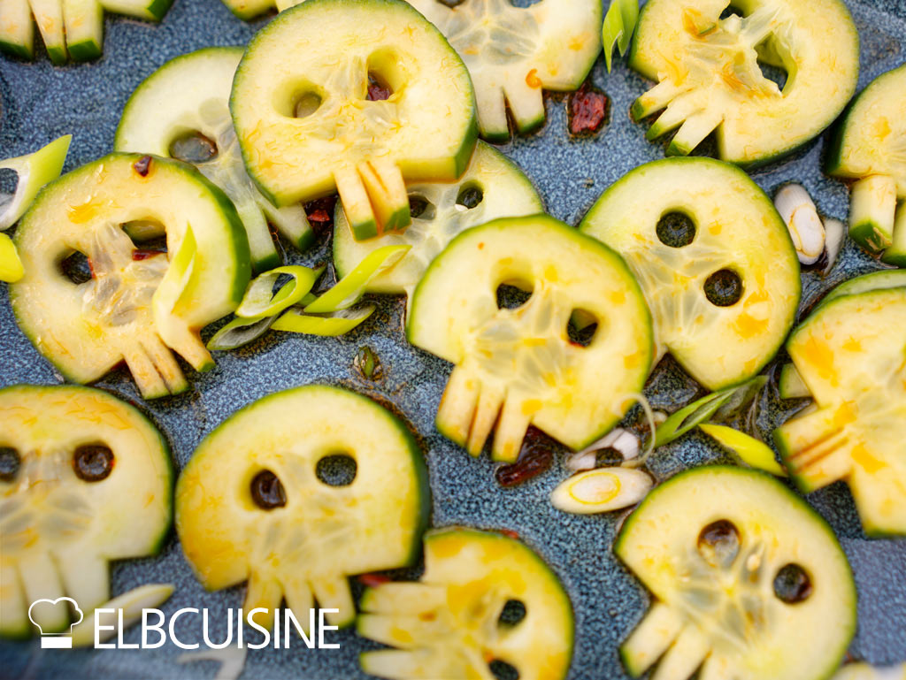 Gurkensalat, Halloween, Halloween Fingerfood