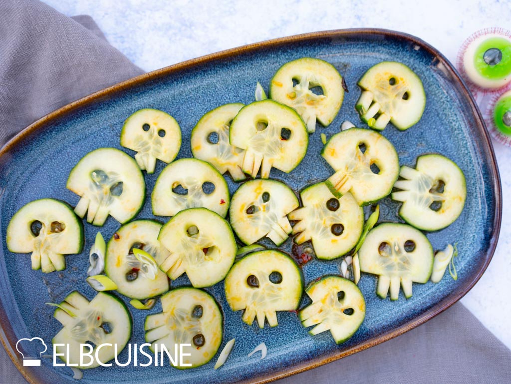 Gurkensalat, Halloween, Halloween Fingerfood