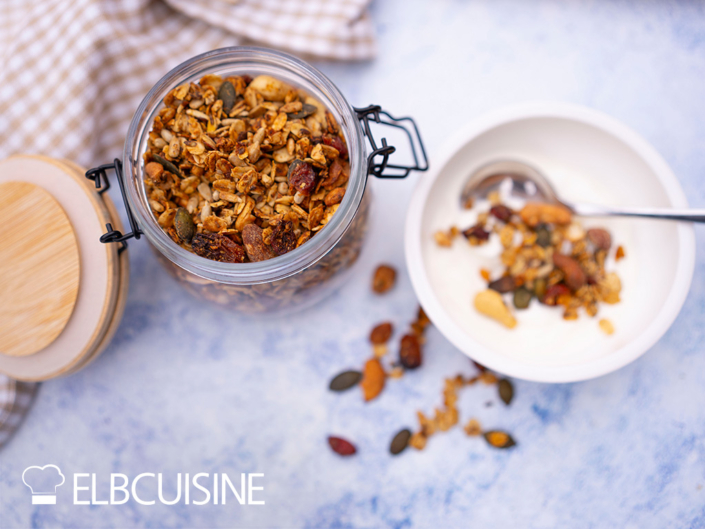 Kürbis, Granola, Granola selbermachen, Kürbisgesichter