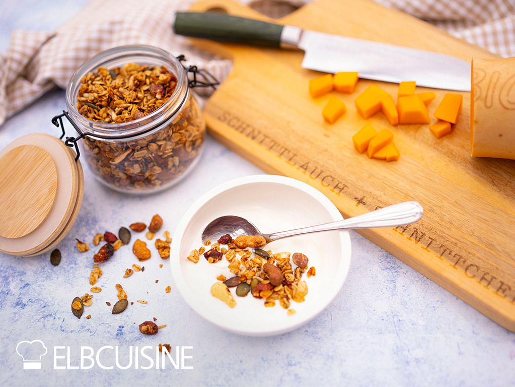 Kürbis, Granola, Granola selbermachen, Kürbisgesichter