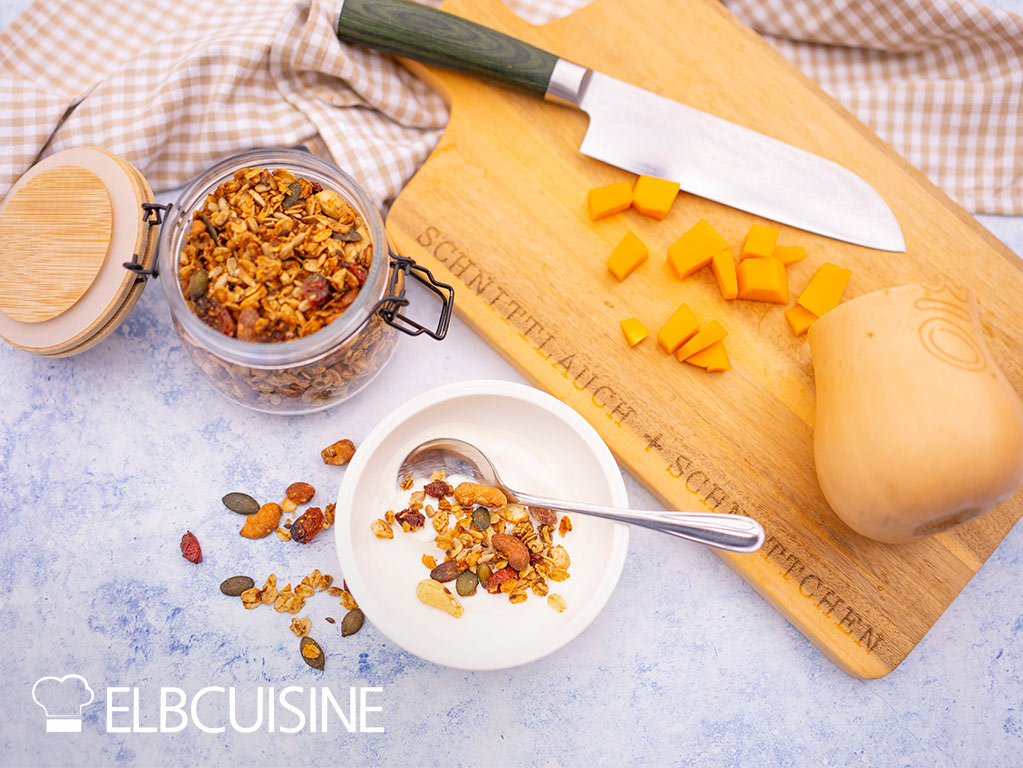 Kürbis, Granola, Granola selbermachen, Kürbisgesichter