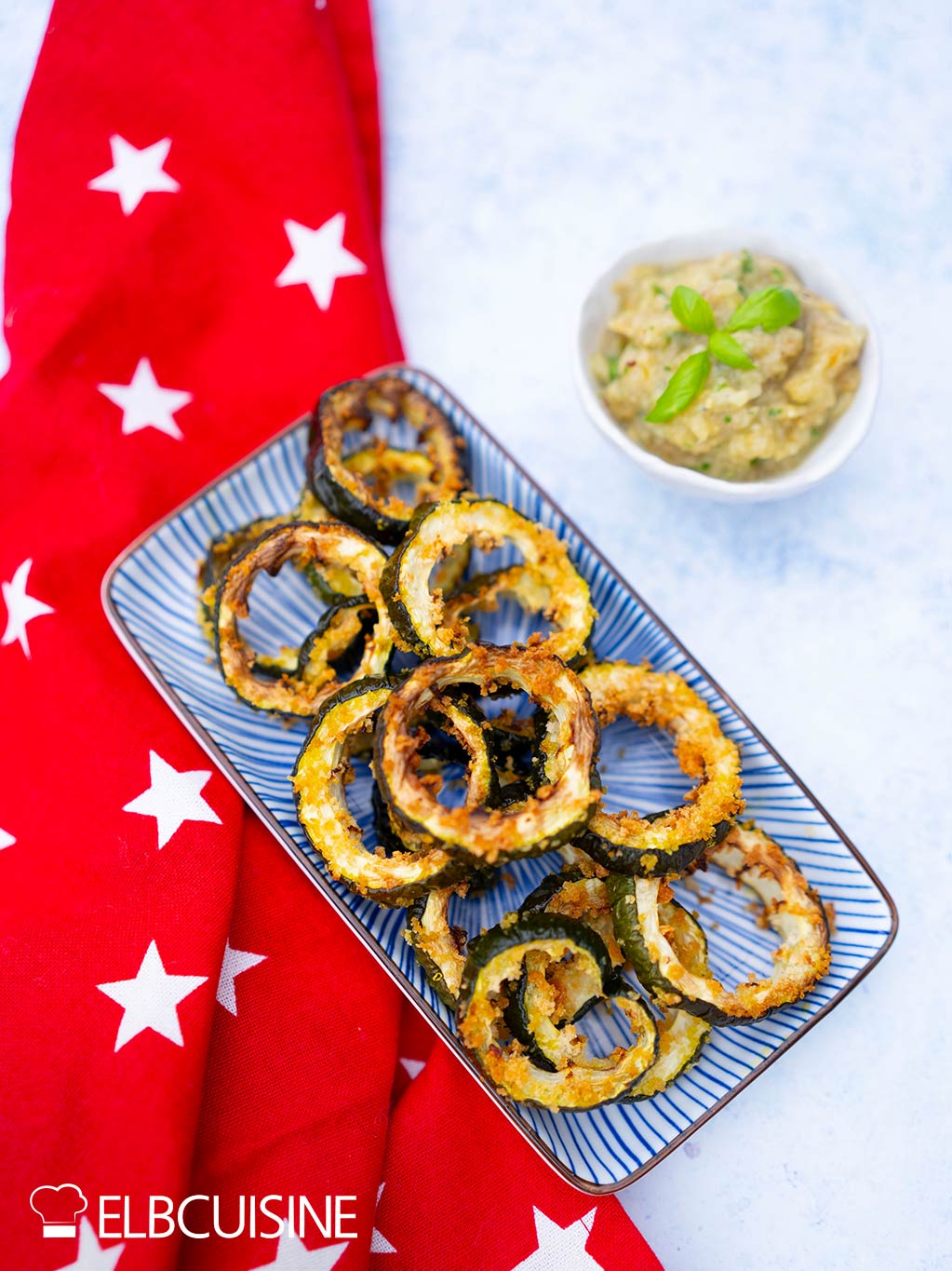 Zucchini-Ringe , Airfryer-Rezepte, Airfryer Rezepte Gemüse