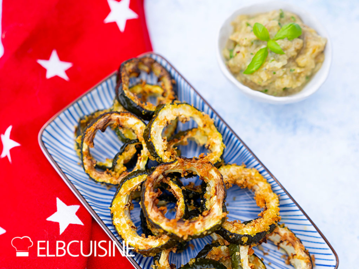 Zucchini-Ringe , Airfryer-Rezepte