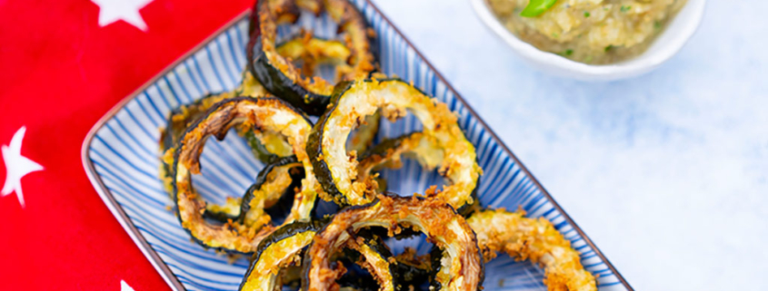 Zucchini-Ringe , Airfryer-Rezepte