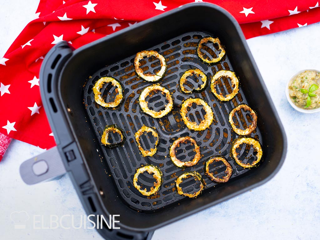 Zucchini-Ringe , Airfryer-Rezepte, Airfryer Rezepte Gemüse