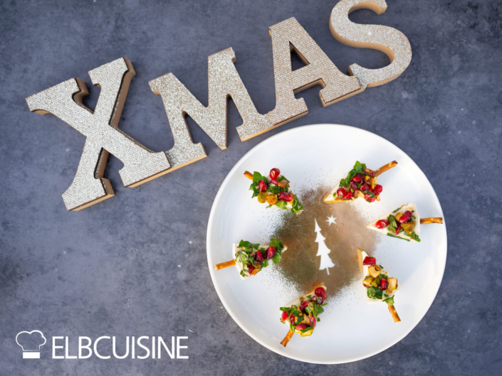 Vorspeise, Weihnachten, Kaesesnack