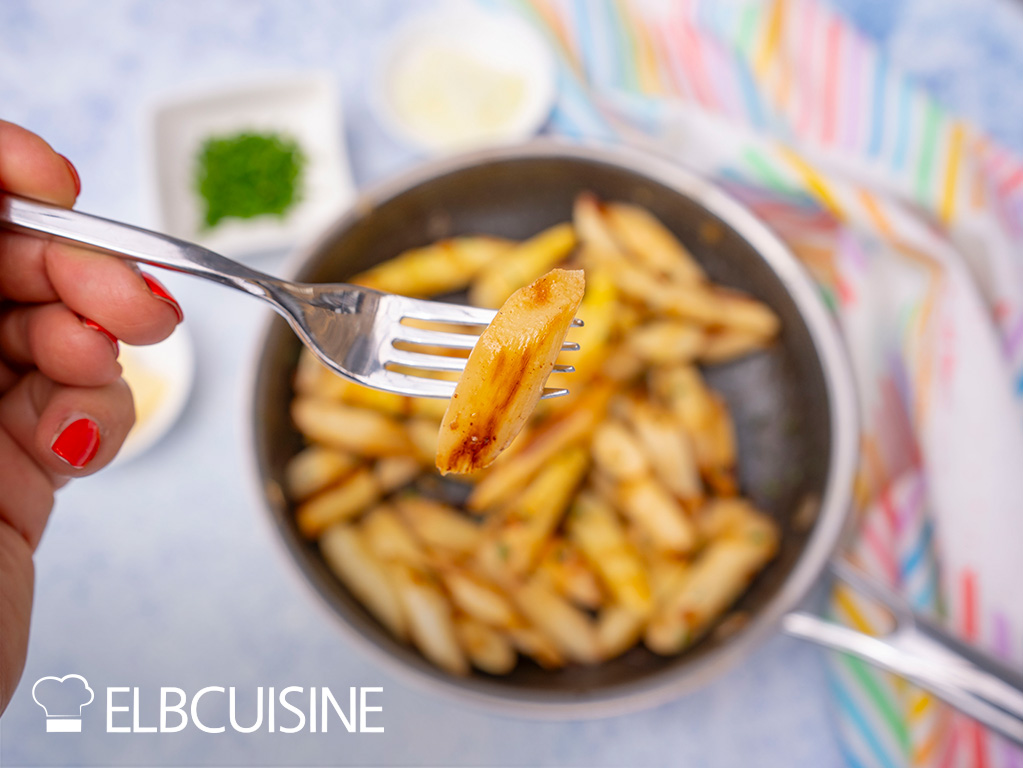 Spargel-Rezept gebraten in Pfanne
